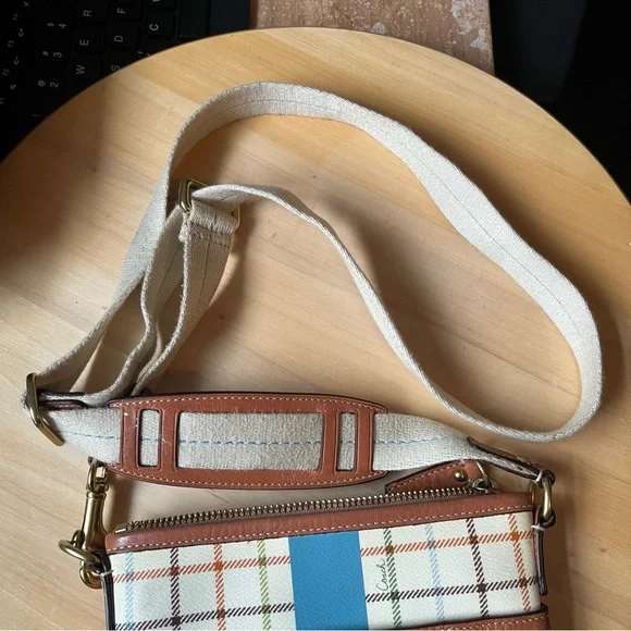 Coach Heritage Tattersall multicolor plaid crossbody - Picture 8 of 9